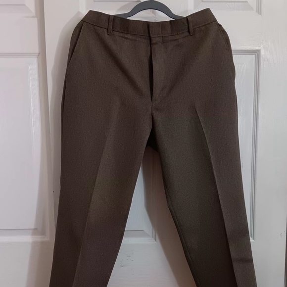 Vintage Levi’s action slacks 34X30 Tan Brown Straight Leg WPL 423 - Picture 1 of 13